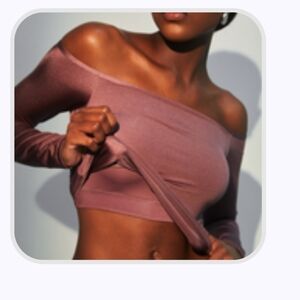 Klassy Network Lux Off the Shoulder Brami - Purple Haze / 3XL Nwt